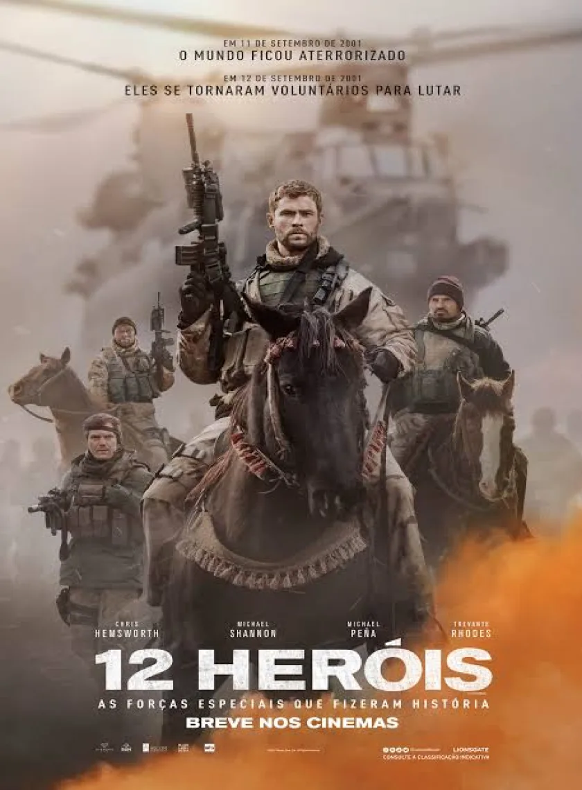 12 Strong (2018) {Hindi + English} Dual Audio Full Movie BluRay HD ESub
