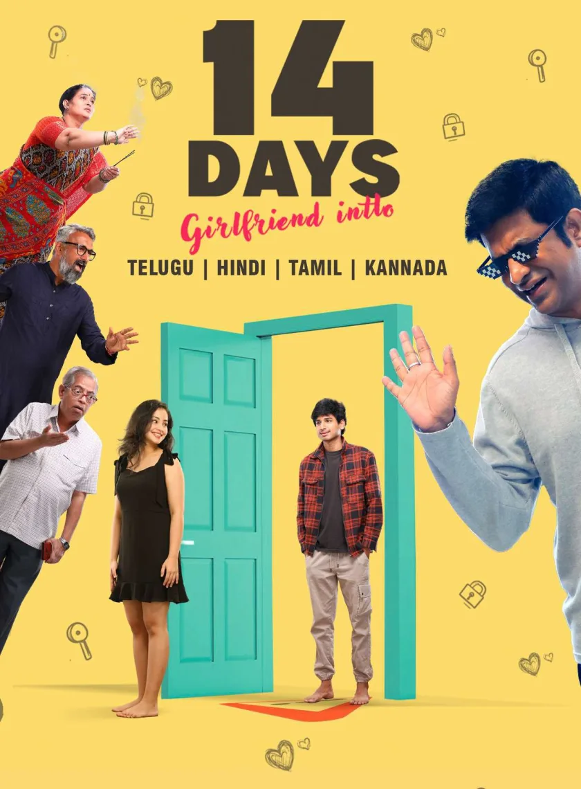 14 Days - Girlfriend Intlo (2025) (Hindi + Telugu) Dual Audio UnCut South Movie HD ESub