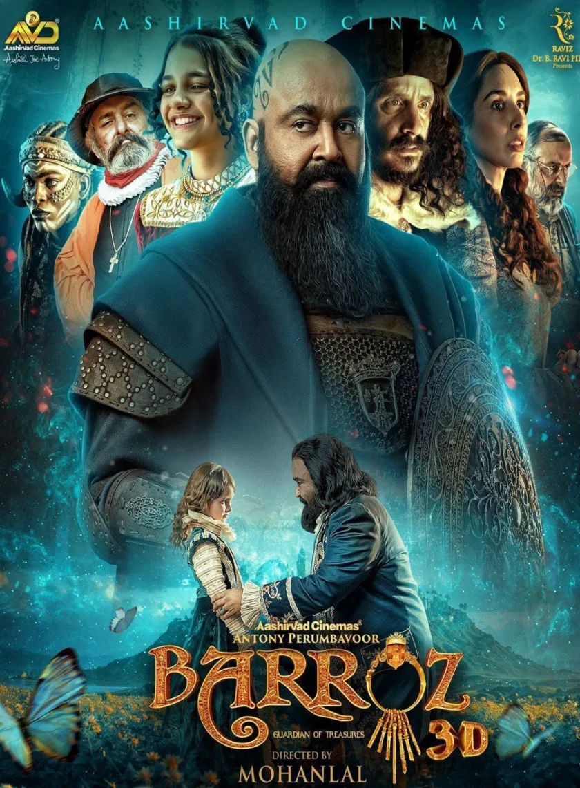 Barroz - Guardian of Treasures (2024) (Hindi + Malayalam) Dual Audio UnCut South Movie HD ESub