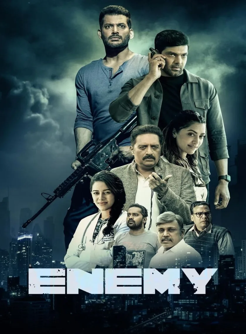 Enemy (2021) (Hindi + Tamil) Dual Audio UnCut South Movie HD ESub