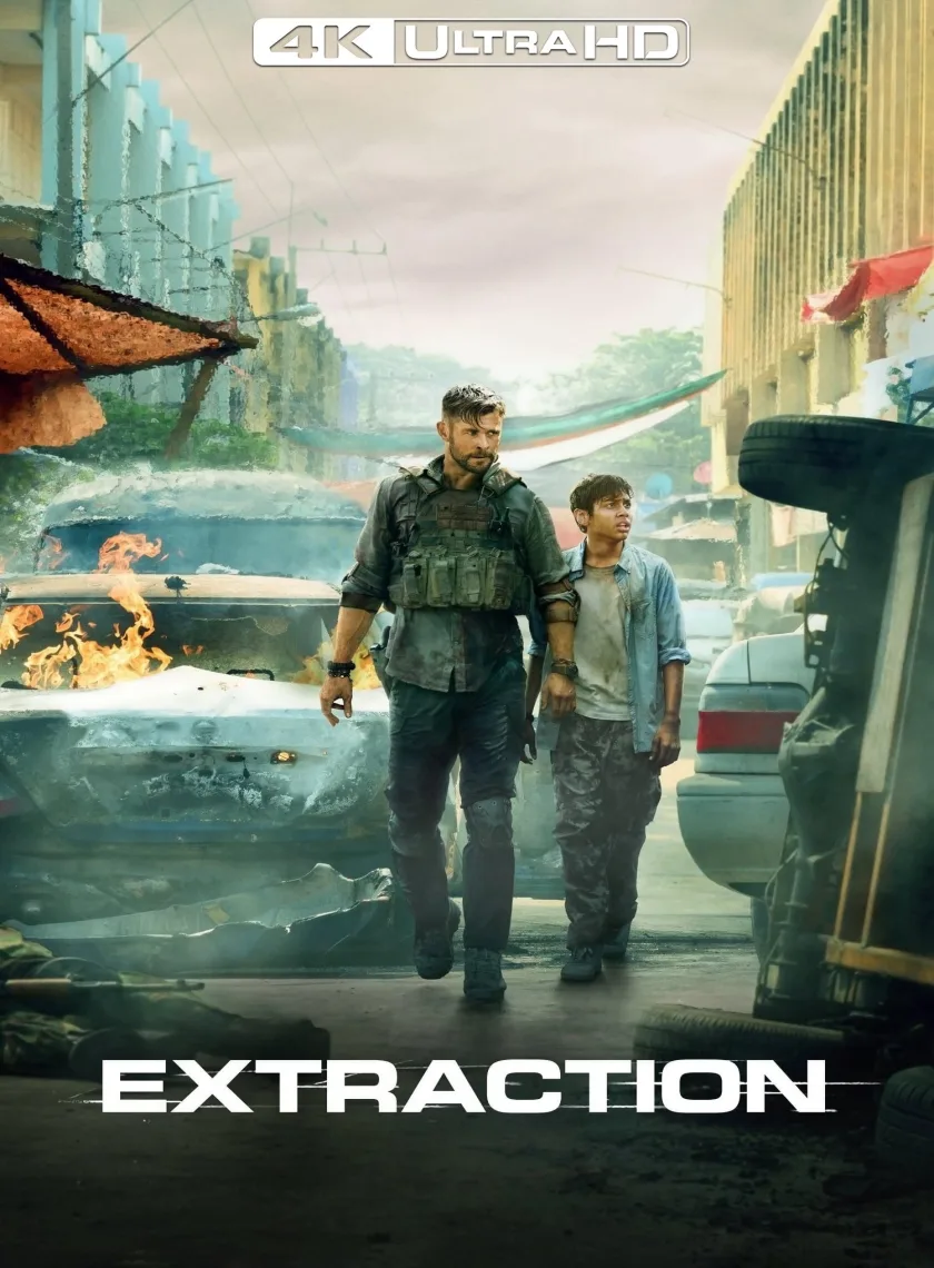 Extraction (2020) (Hindi + English) Dual Audio Hollywood Movie HD ESub