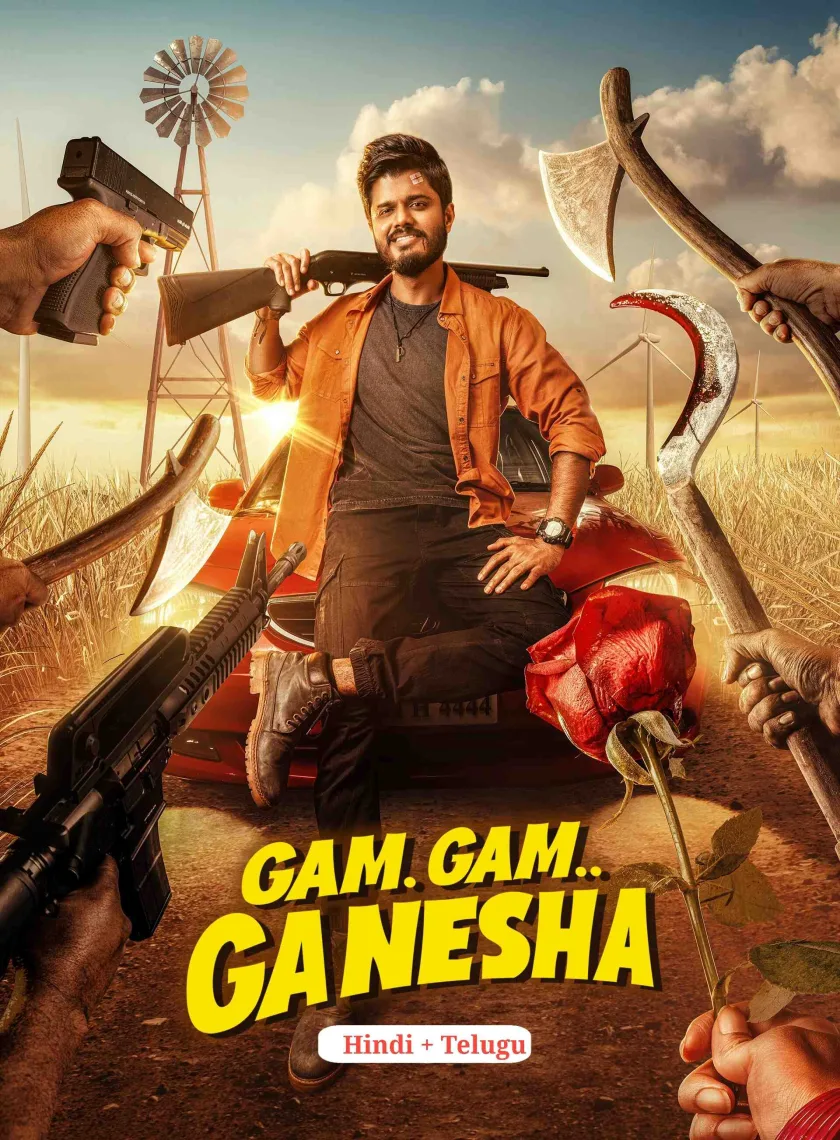 Gam Gam Ganesha (2024) (Hindi + Telugu) Dual Audio UnCut South Movie HD ESub