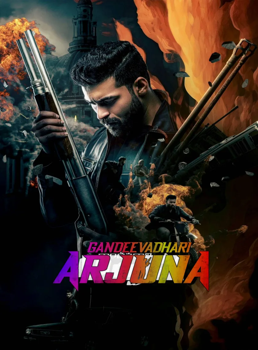 Gandeevadhari Arjuna (2023) (Hindi HQ + Telugu) Dual Audio UnCut South Movie HD ESub