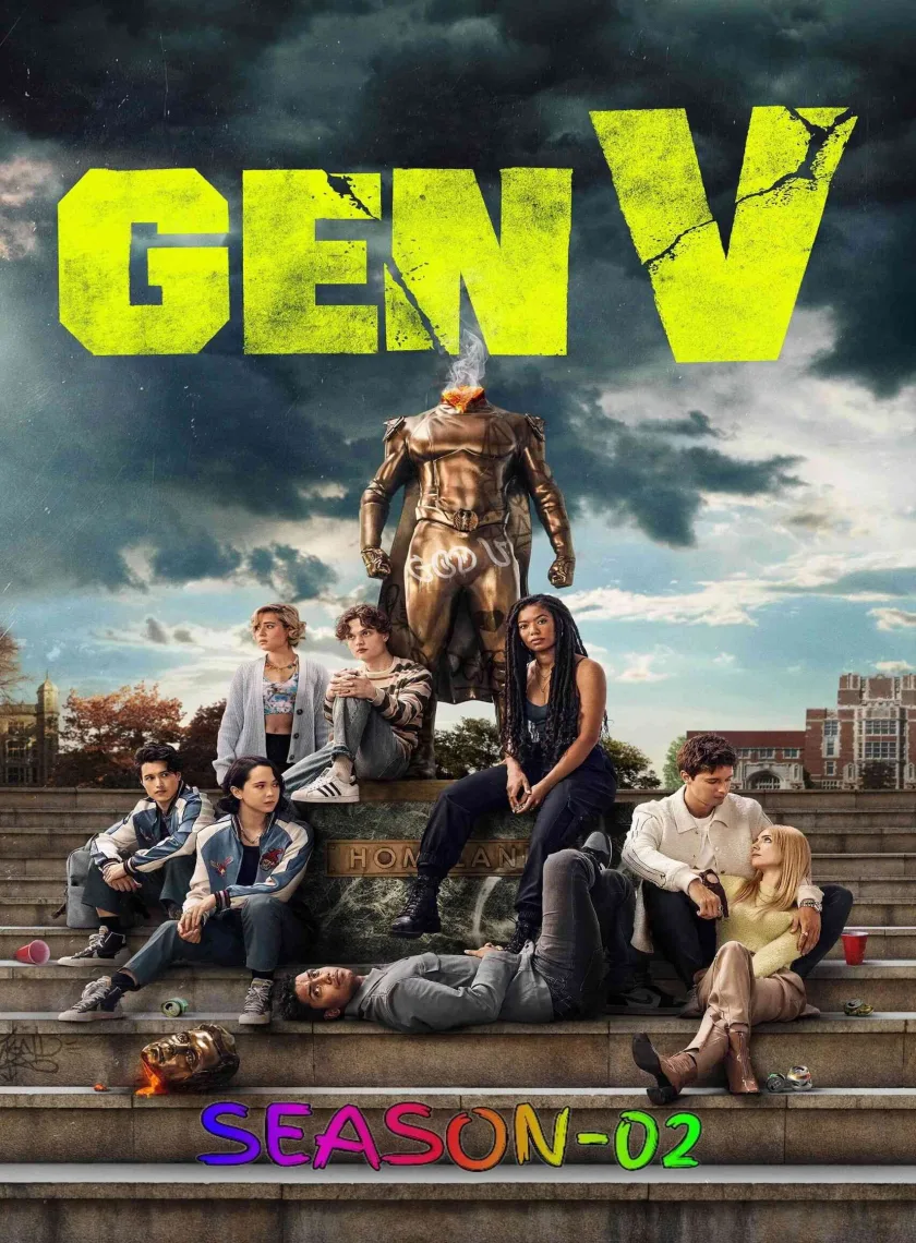 Gen V S02 (2025) (Hindi + English) Dual Audio Completed Web Series HEVC ESub