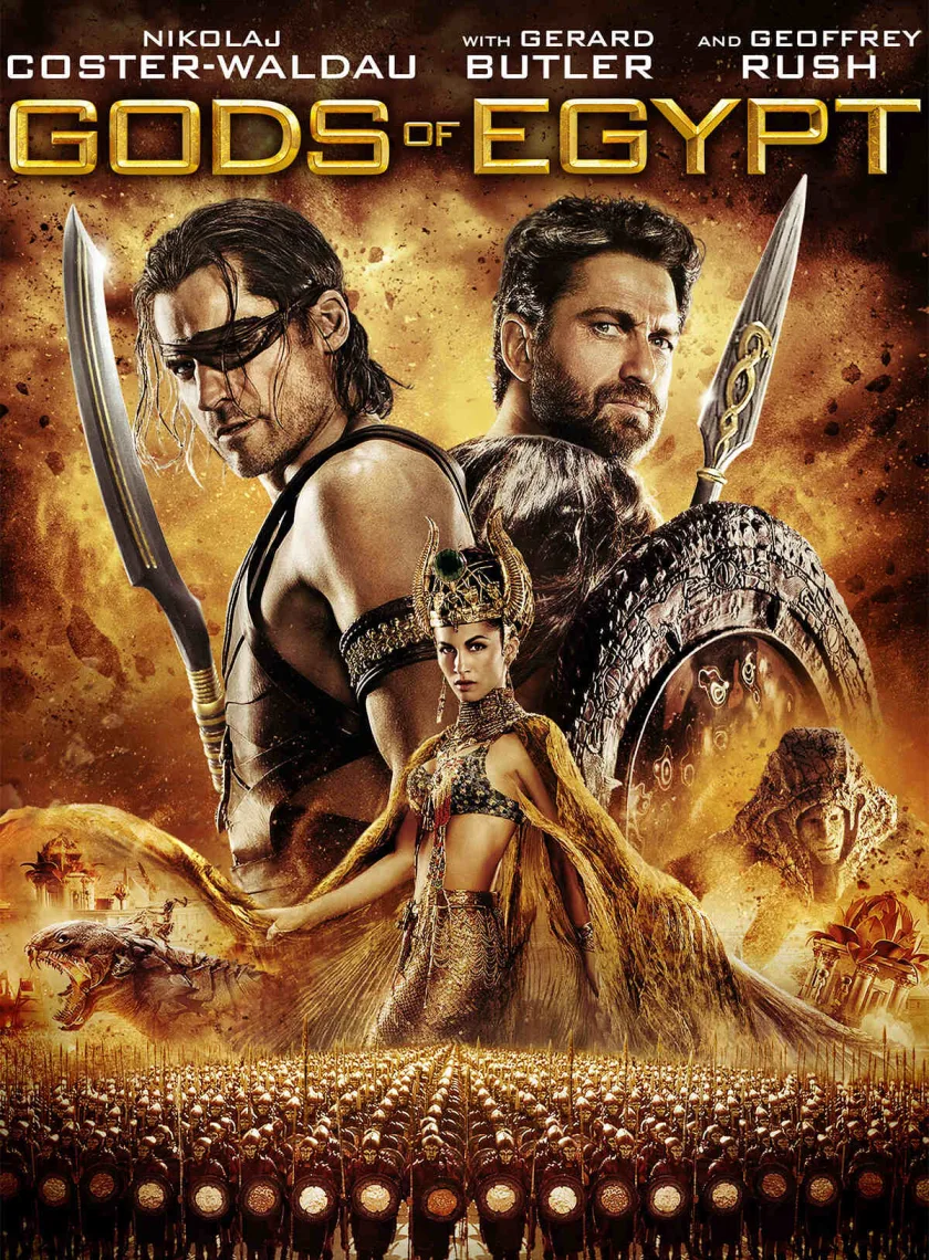 Gods of Egypt (2016) (Hindi + English) Dual Audio Hollywood Movie BluRay HD ESub