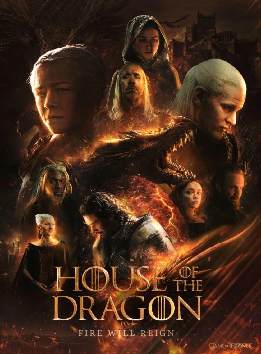 House of the Dragon S1 (2022) {Hindi + English} Dual Audio Completed Web Series HEVC ESub
