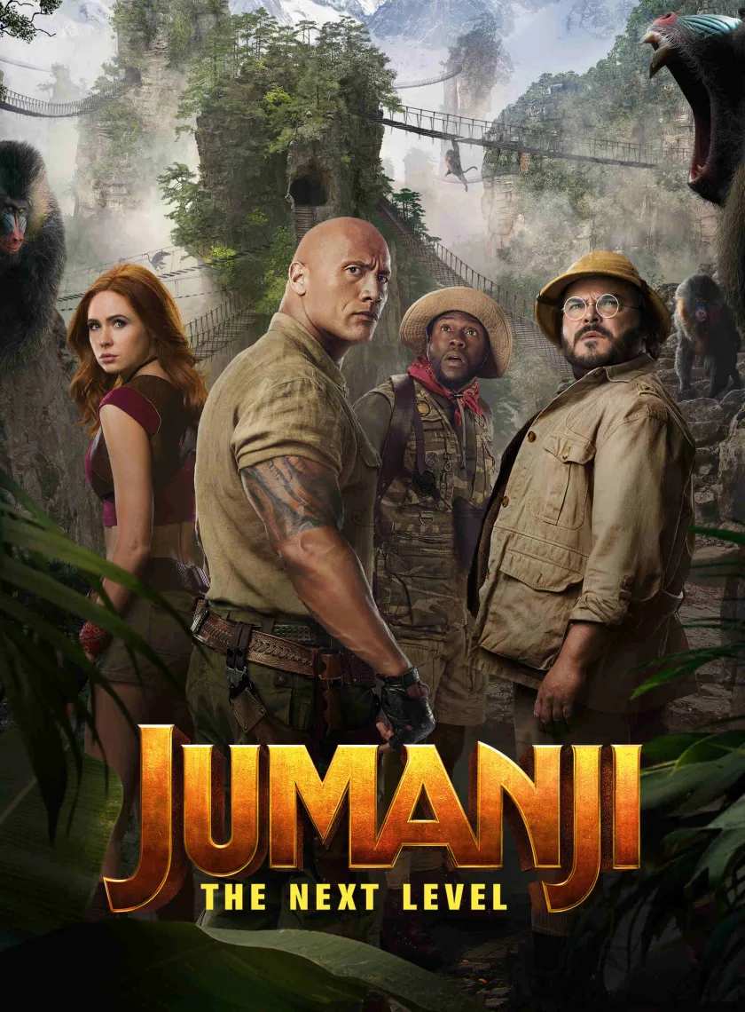 Jumanji The Next Level (2019) (Hindi + English) Dual Audio Hollywood Movie BluRay HD ESub