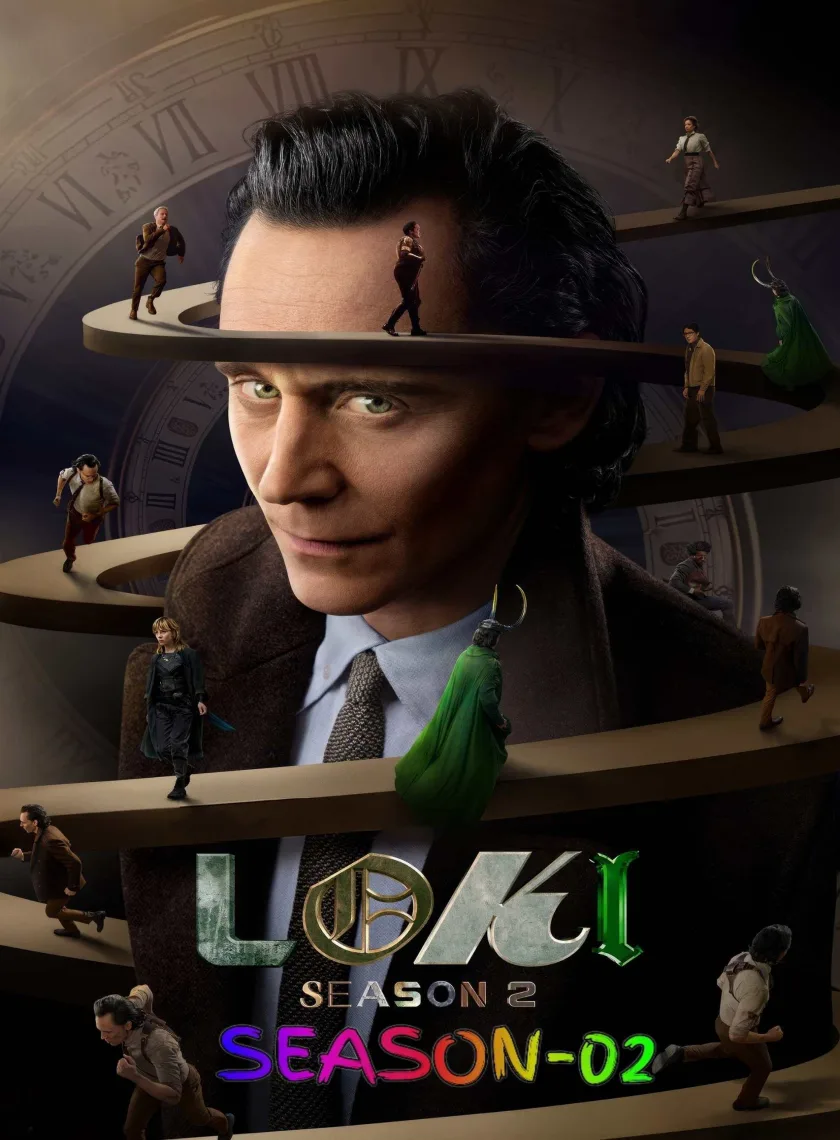 Loki S02 (2023) (Hindi + English) Dual Audio Completed Web Series HEVC ESub
