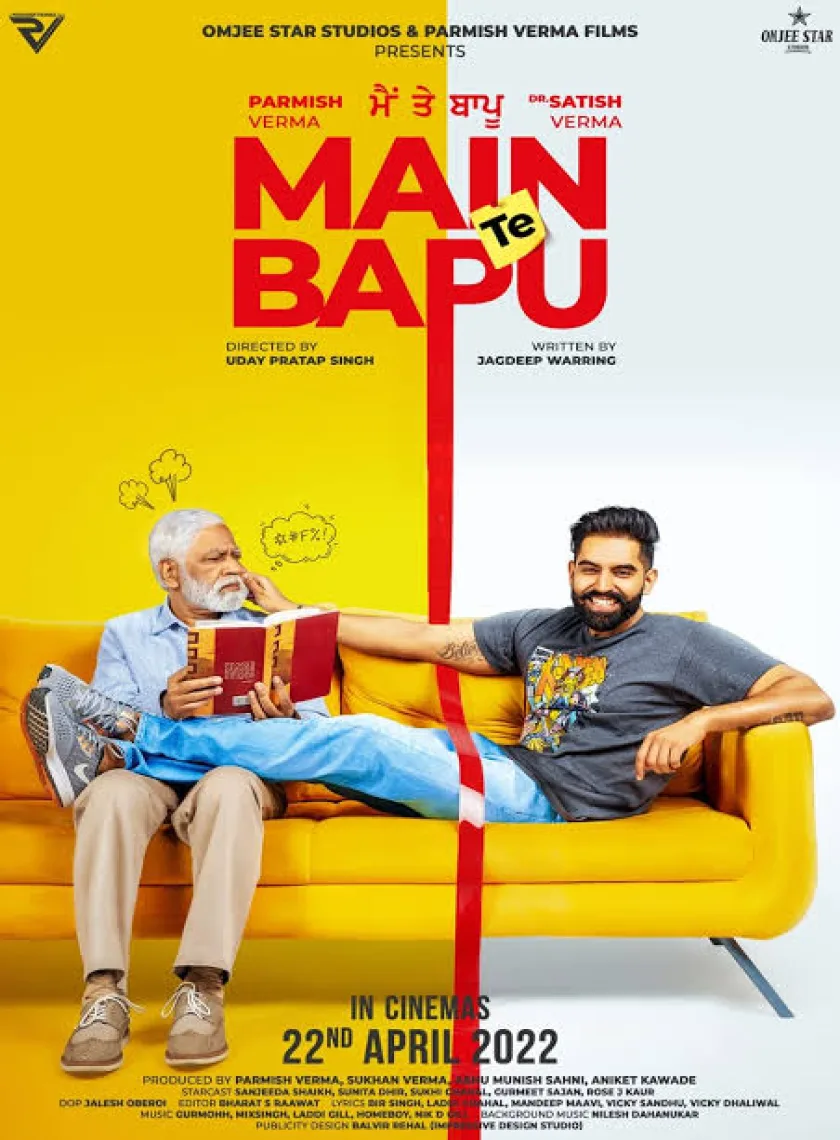 Main Te Bapu (2022) Punjabi Full Movie HEVC