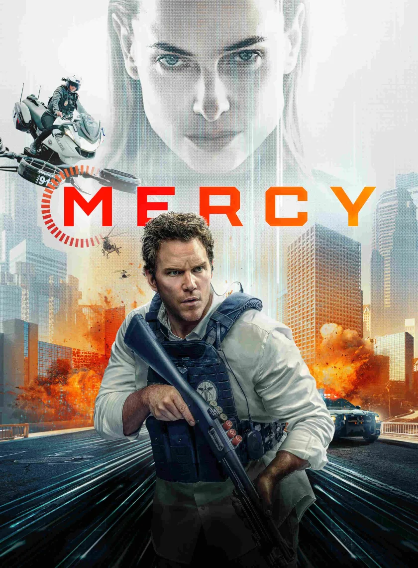 Mercy (2026) (Hindi + English) Dual Audio Hollywood Movie HD ESub