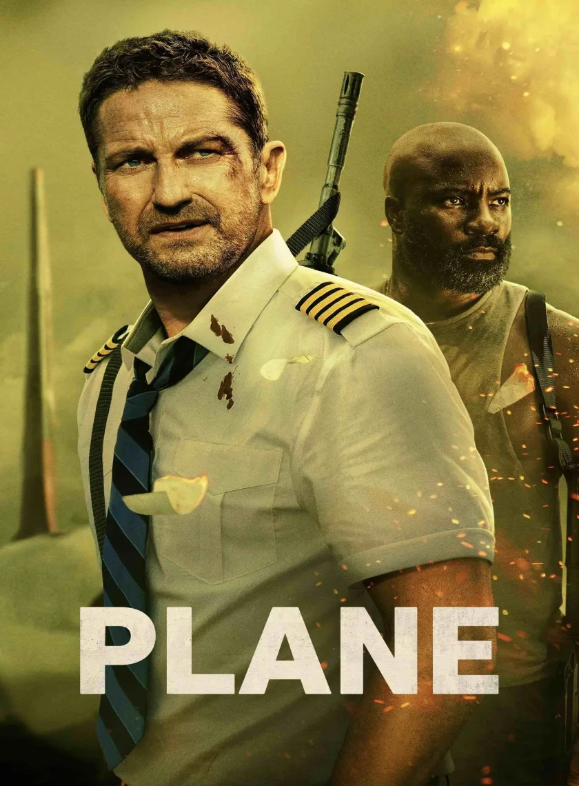 Plane (2023) (Hindi + English) Dual Audio Hollywood Movie BluRay HD ESub