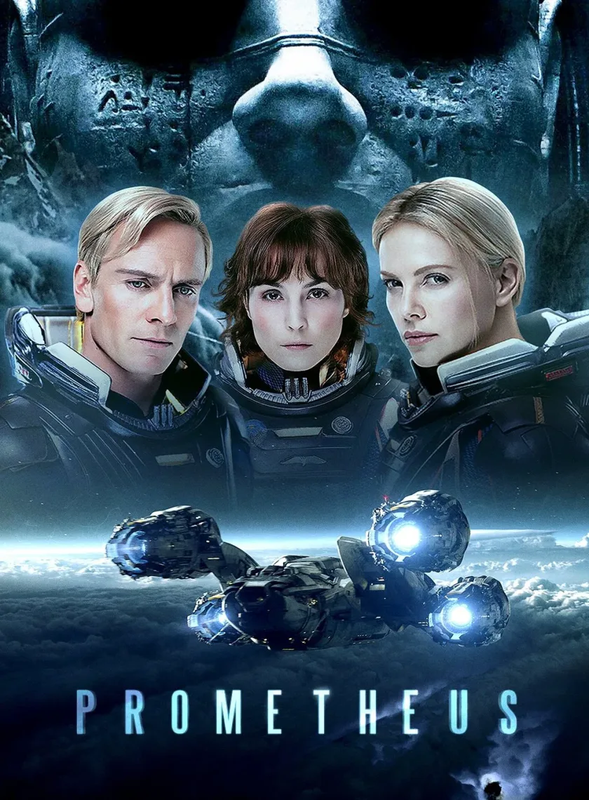 Prometheus (2012) (Hindi + English) Dual Audio Hollywood Movie BluRay HD ESub