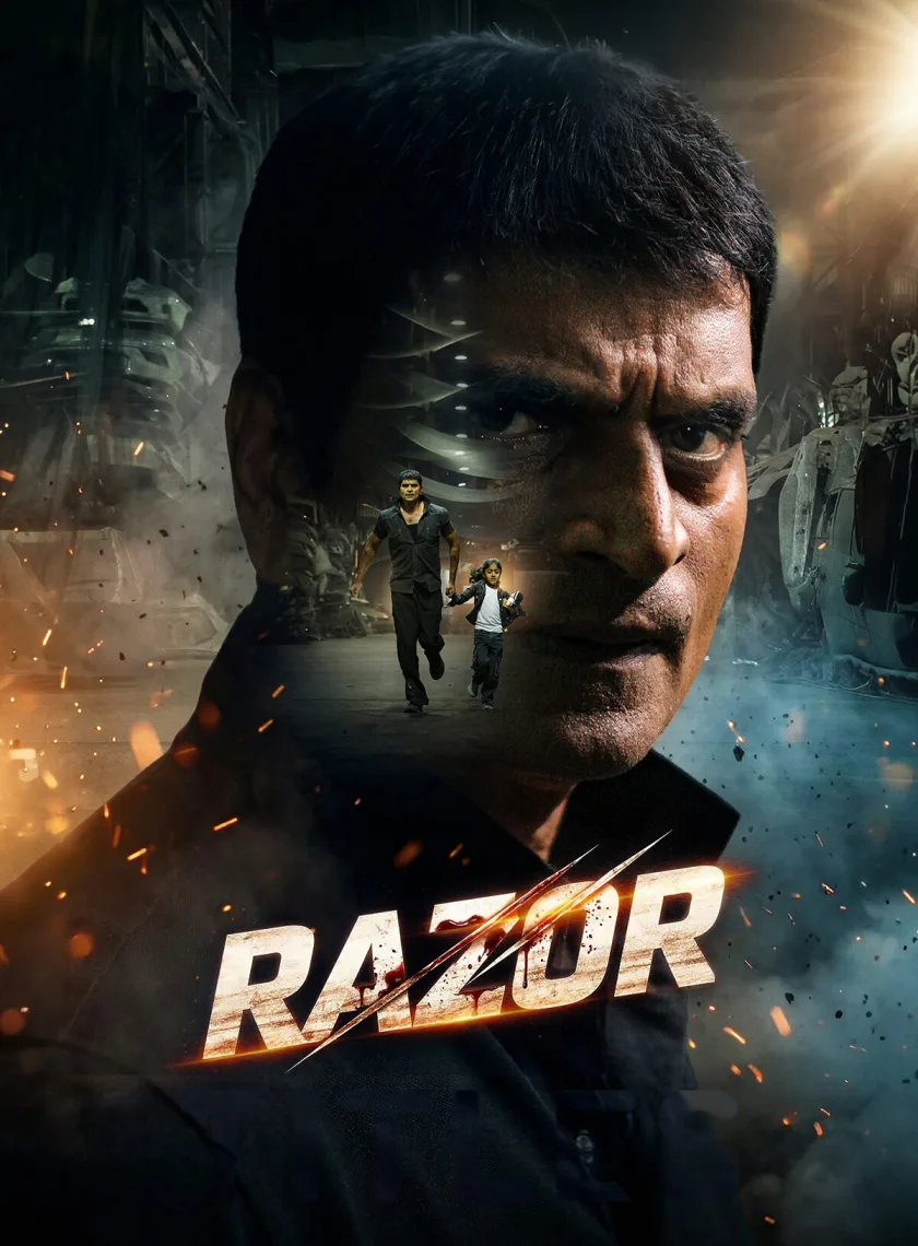 Razor (2026) (Hindi + Telugu) Dual Audio UnCut South Movie HD ESub