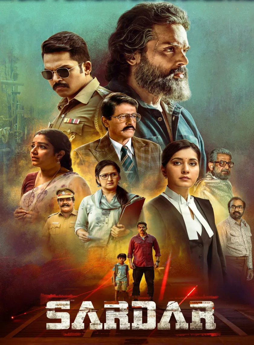 Sardar (2022) (Hindi + Tamil) Dual Audio UnCut South Movie HD ESub
