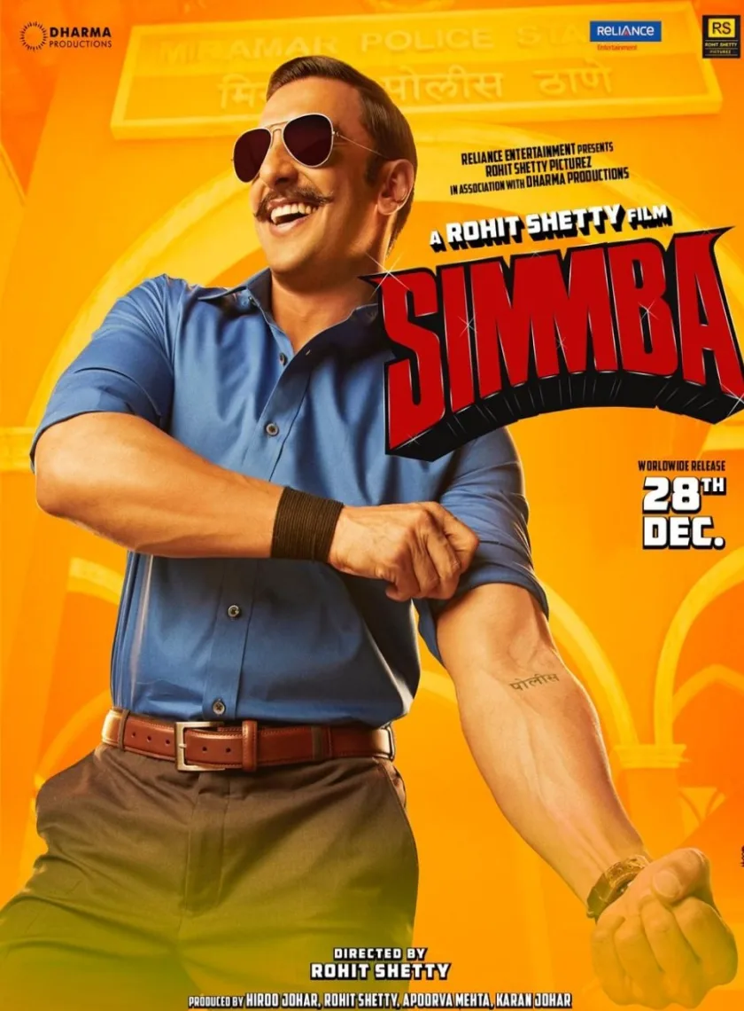Simmba (2018) Bollywood Hindi Full Movie BluRay HD ESub