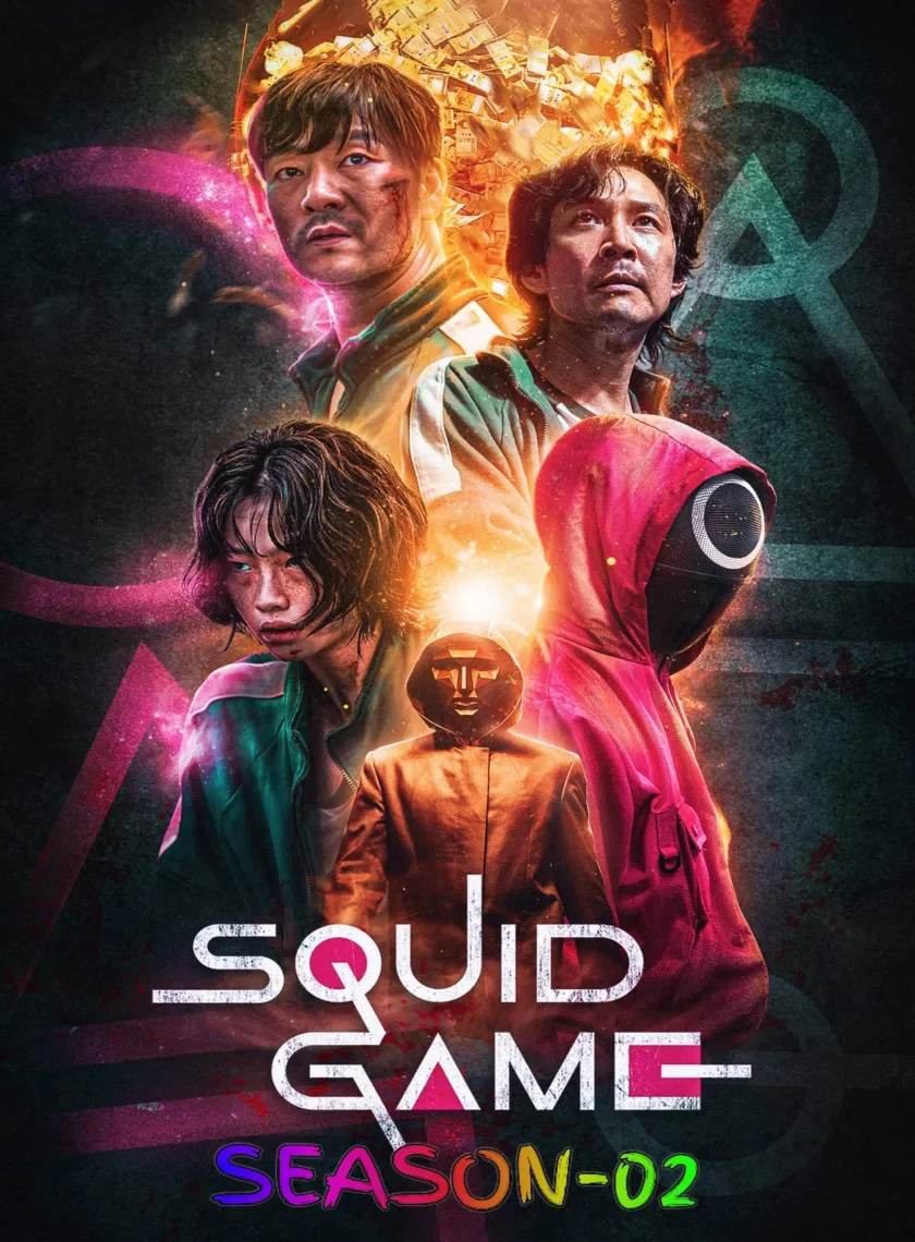 Squid Game S02 (2024) (Hindi + English) Dual Audio Completed Web Series HEVC ESub