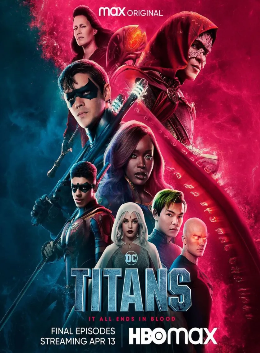Titans S4 (2023) {Hindi + English} Dual Audio Completed Web Series HEVC ESub