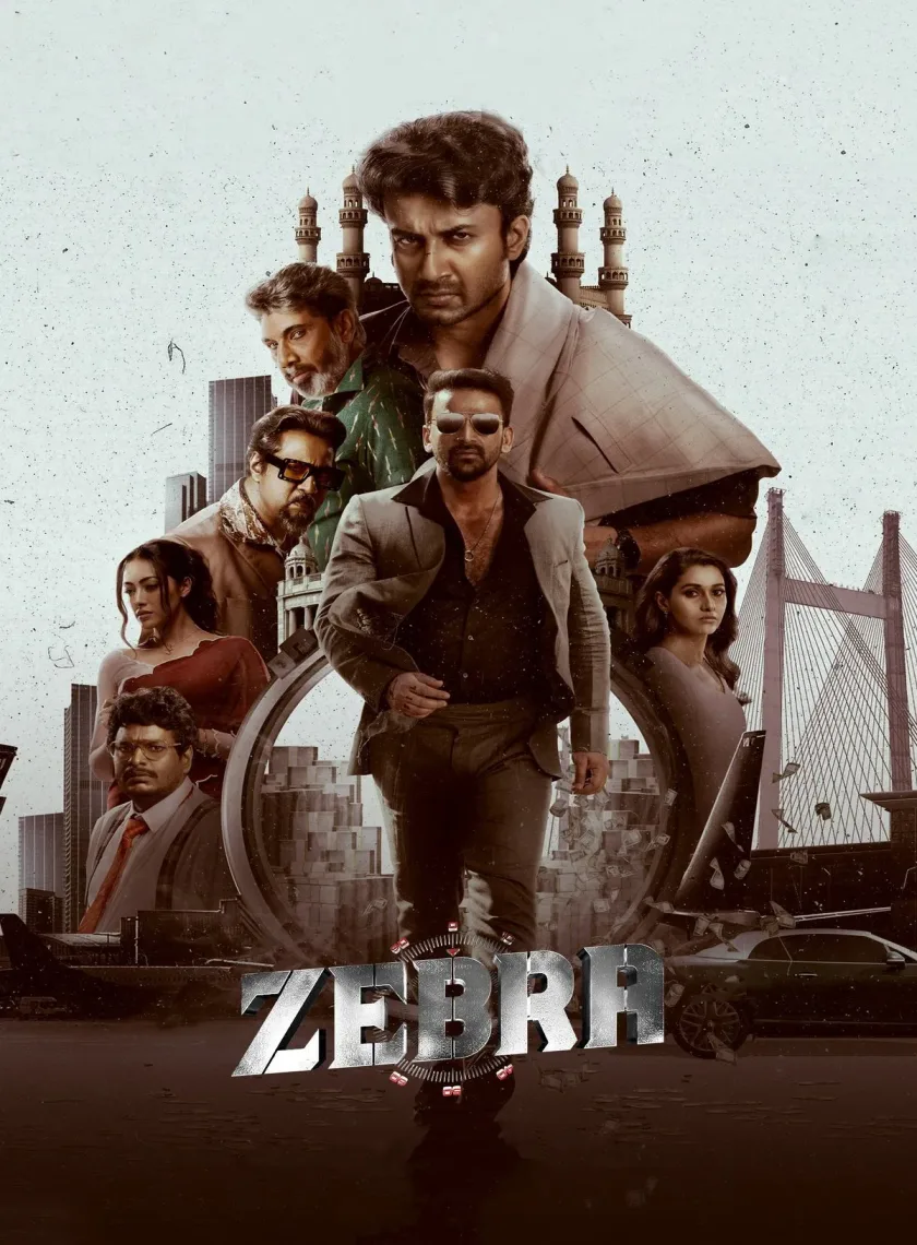Zebra (2025) (Hindi + Telugu) Dual Audio UnCut South Movie HD ESub