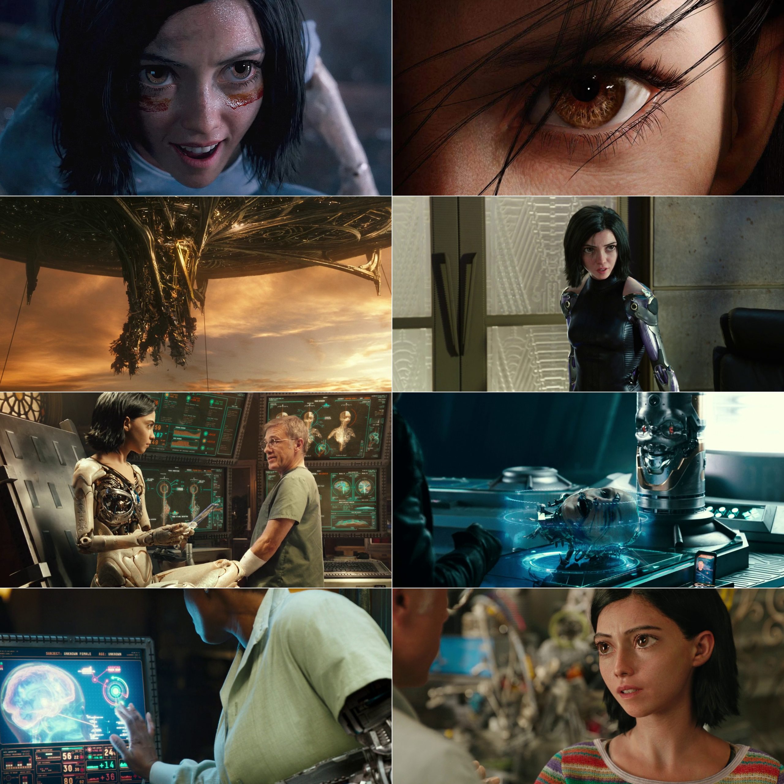 Alita - Battle Angel (2019) (Hindi + English) Dual Audio Hollywood Movie BluRay HD ESub screenshot