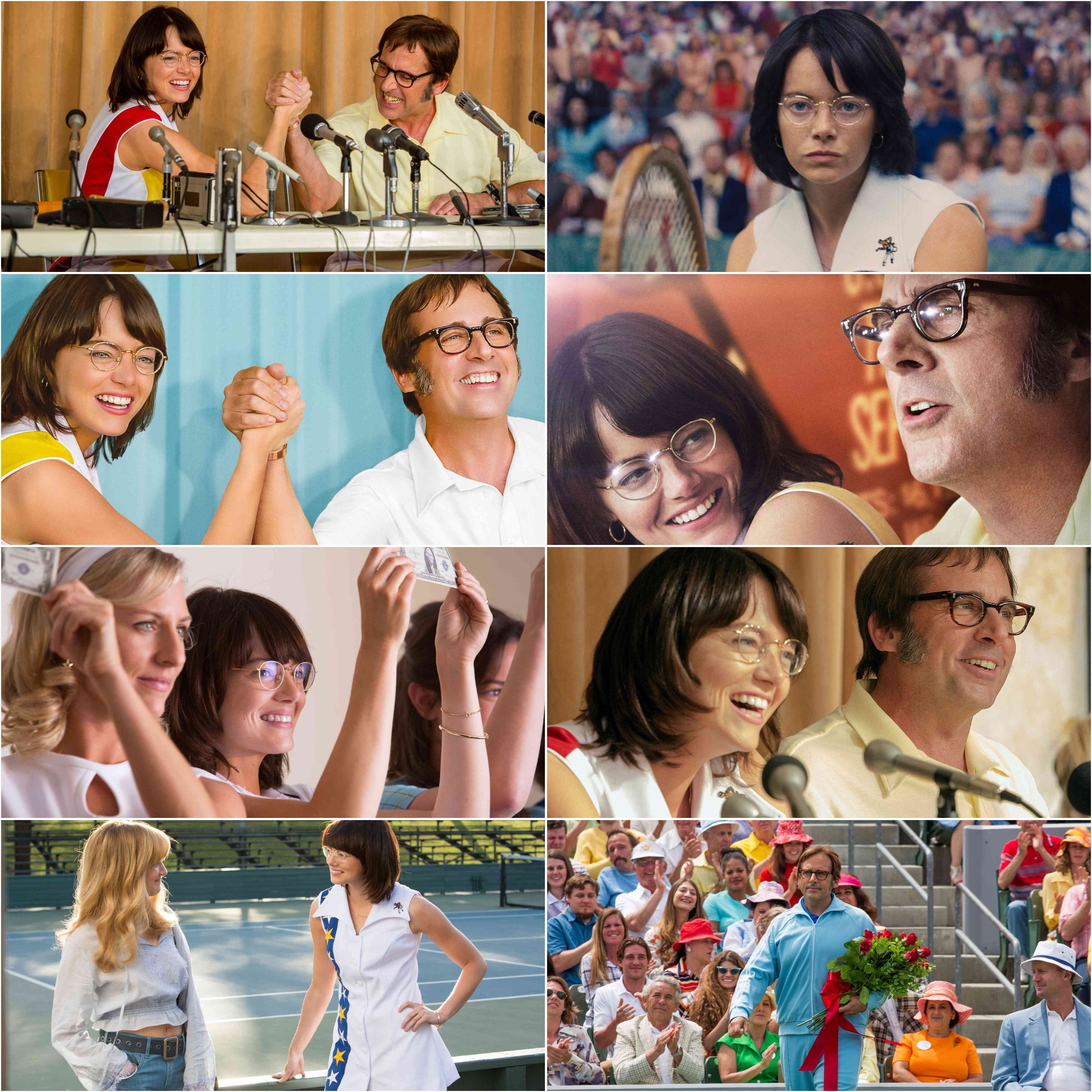 Battle of the Sexes (2017) (Hindi + English) Dual Audio Hollywood Movie BluRay HD ESub screenshot