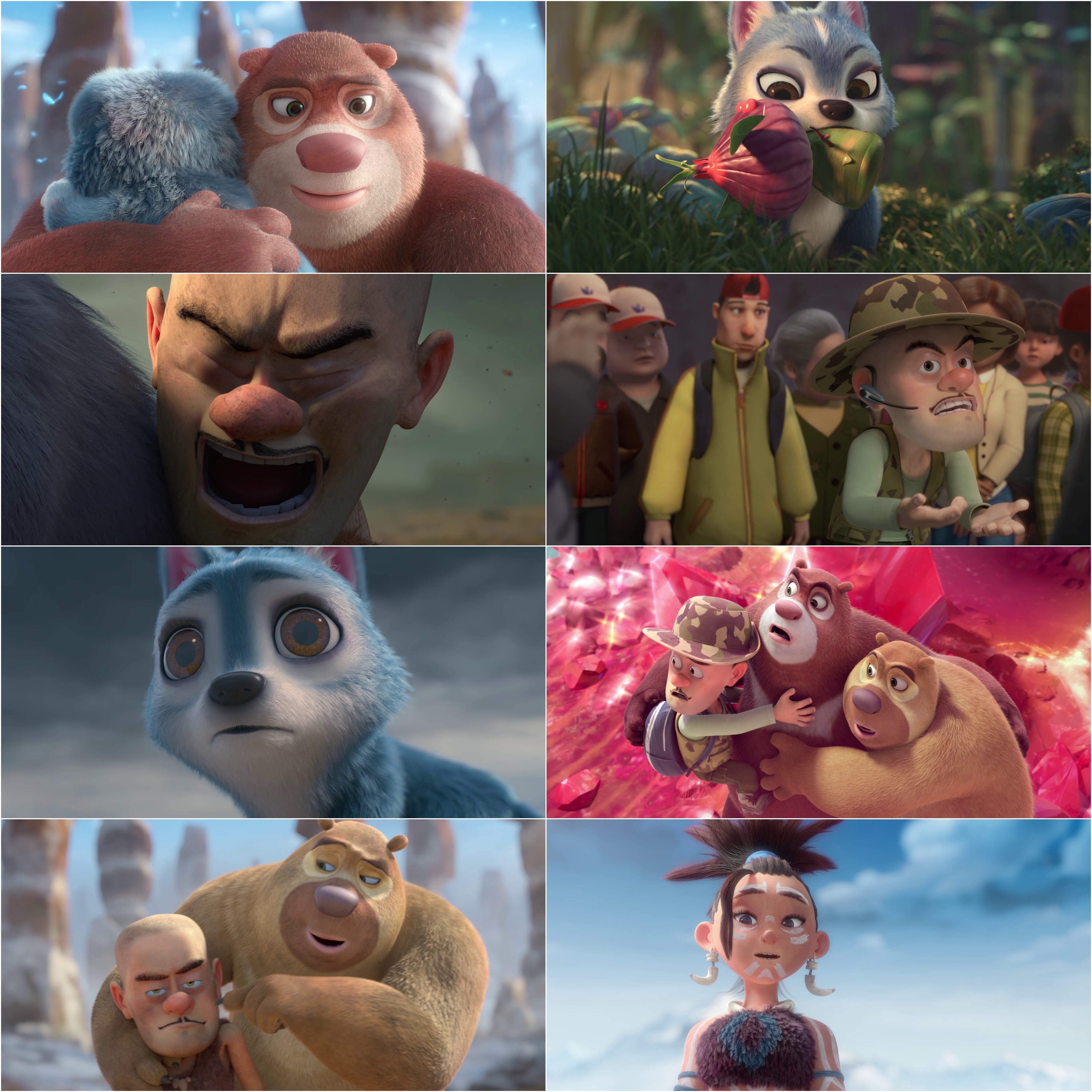 Boonie Bears - Blast into the Past (2019) (Hindi + English) Dual Audio Animated Movie HD ESub screenshot